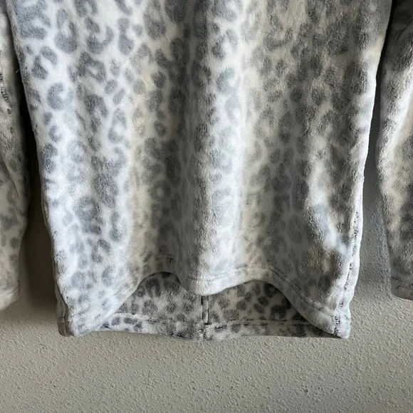 Ugg Women's Top Daisy Fleece Cotton Blend V-neck Long Sleeve Sweater Size S - Picture 3 of 13